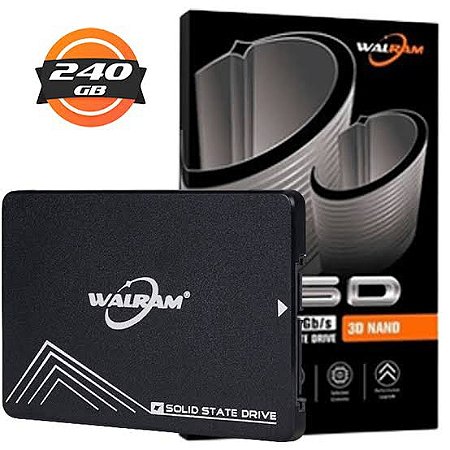 Disco Solido SSD HD Walram 240Gb Sata III Notebook e Computador
