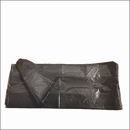 Saco lixo 40Lt  50x60cm - Preto 100 unid