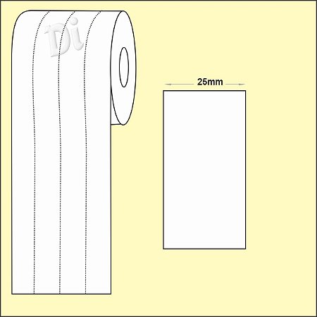 NYLON EMBORRACHADO para composição etiqueta roupa 25mm