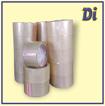 FITA ADESIVA LARGA 48mm x 50m TRANSPARENTE