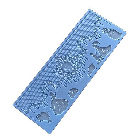 Tapete de Silicone para Renda de Açúcar Amor R13