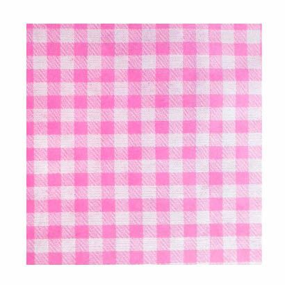 Tecido TNT Estampado Xadrez Rosa 1,4m x 2m Decoracao