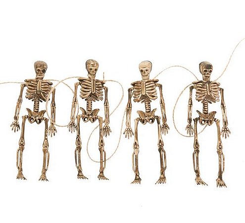 Varal Mini Esqueletos Halloween