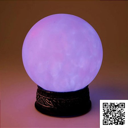Bola de cristal luminosa para luz noturna, Bola de cristal