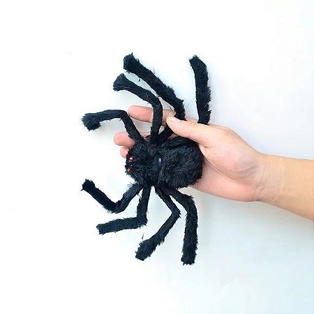 Aranha Peluda Halloween - 30cm