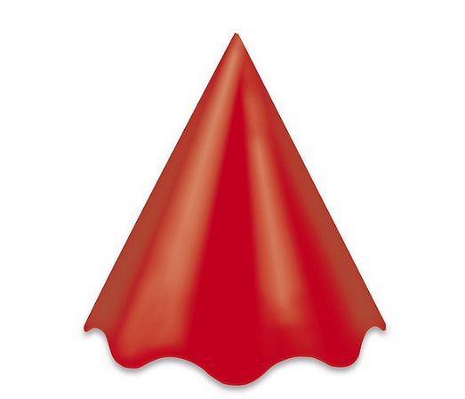 Chapéu de Aniversário Festa - Vermelho - 8 unidades