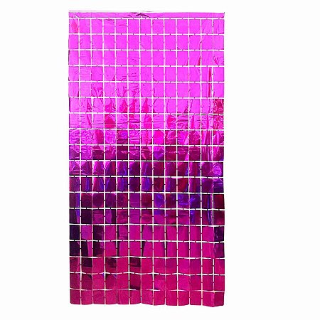 Cortina Decorativa Shimmer Wall Pink