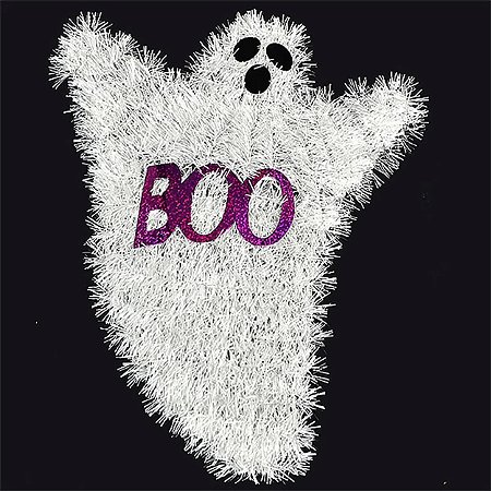 Enfeite Decorativo Fastasminha Boo para Pendurar 35cm x 25cm - Halloween