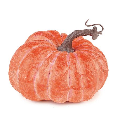 Abóbora Esbranquiçada Decorativa Halloween