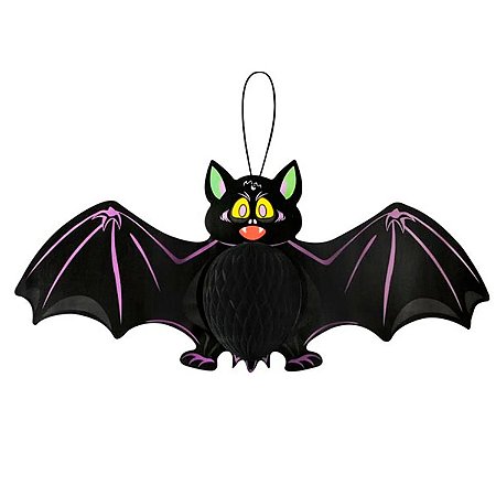 Enfeite Sanfonado Morcego Halloween