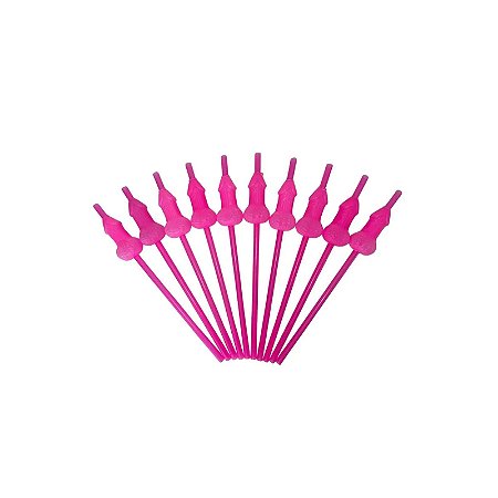 Canudo Erótico Pink Despedida de Solteiro - 10 unidades