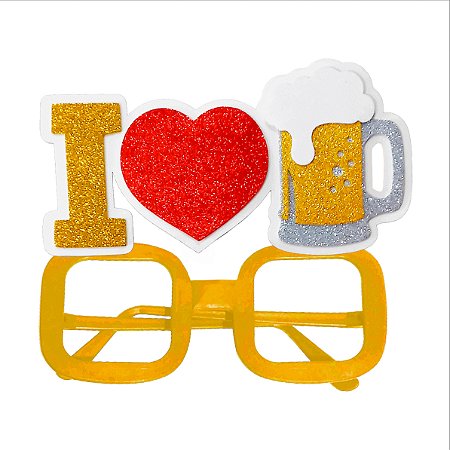 Óculos Eu Amo Cerveja