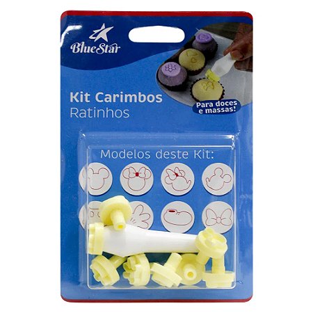 Kit Carimbos Ratinhos - 9 peças