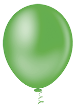 Balão Bexiga Verde Claro - Tamanho 9 Polegadas (23cm) - 50 unidades