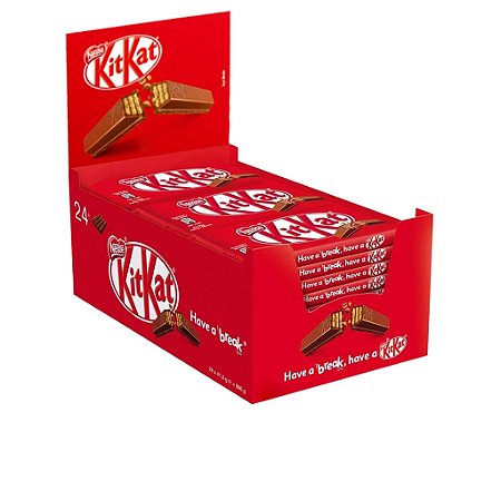 Chocolate ao Leite Kit Kat Nestlé 24x41,5g