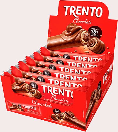 Trento Chocolate ao Leite - Caixa 512g - 16 Unidades