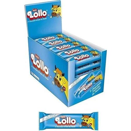 Chocolate Lollo - Caixa com 30 Unidades - 840gr