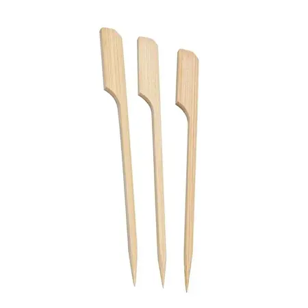 Palito Bambu para Petiscos 12cm - 50 unidades