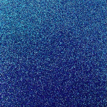 Placa de EVA Glitter Azul Escuro - 1 unidade
