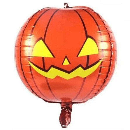 Balão Metalizado Redondo 18 Halloween Fumaça Assustadora