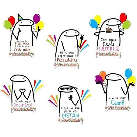 Kit Aniversário Personalizado MEME FLORK