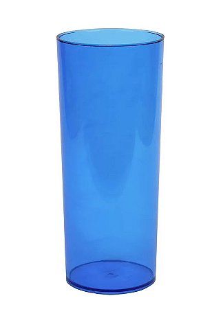 Copo Long Drink Azul Cristal 350 ml