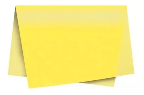 Papel de Seda Amarelo - 3 unidades
