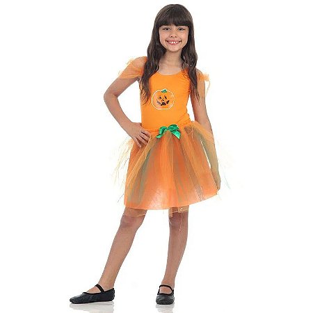 Fantasia Abóbora Dress Up - Halloween - Tamanho P