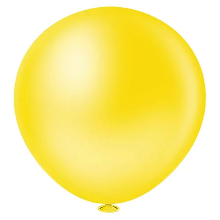Balão Bexiga Amarelo - Tamanho 5 Polegadas (13cm) - 50 Unidades