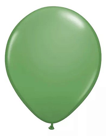 Balão Latex Liso Verde 16 polegadas - 12 unidades