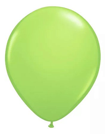 Balão Bexiga Verde Limão - Tamanho 12 Polegadas (30cm) - 12 unidades