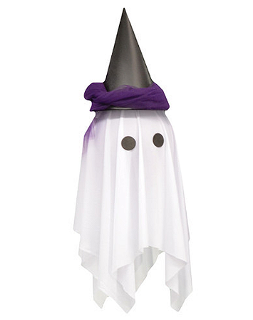 Fantasma Decorativo Boo Tecido Halloween