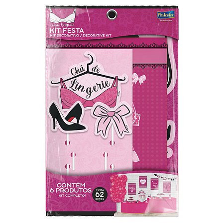 Fazendo a Minha Festa!: Chá de Lingerie - Kit Completo com