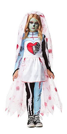 Como fazer uma fantasia de noiva cadáver para o Halloween - roupa