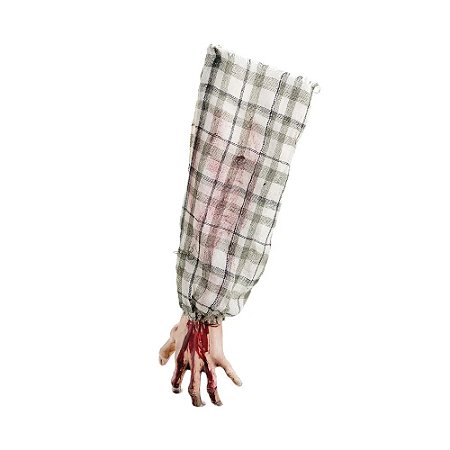Mão Pendurada Com Sangue para Decoração de Halloween - 55cm