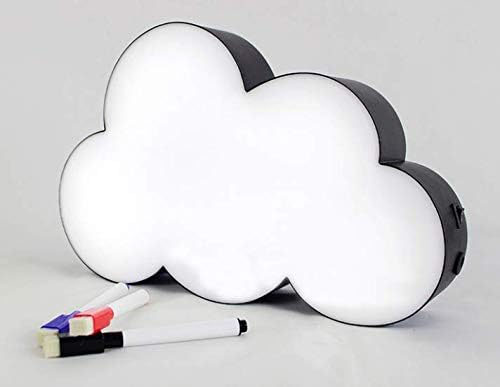 Luminária Nuvem lousa com Entrada de Energia USB - 30x19cm