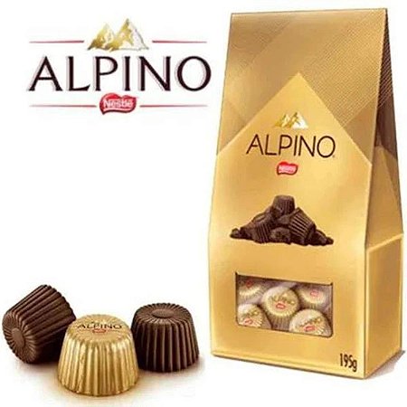 Chocolate Alpino ao Leite Nestlé - 15 Unidades - 195g
