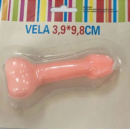 Vela Erótica Divertida 9cm - 1 Unidades