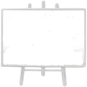 Porta Retrato Cavalete Horizontal para Personalizar - Branco