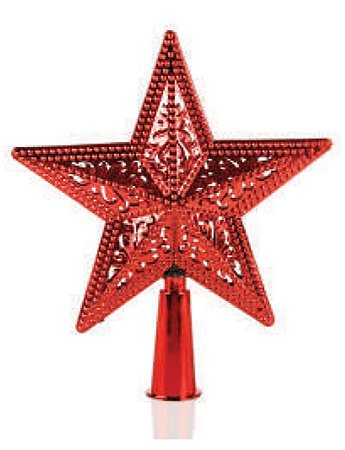 Ponteira Estrela Vermelha - 15 cm
