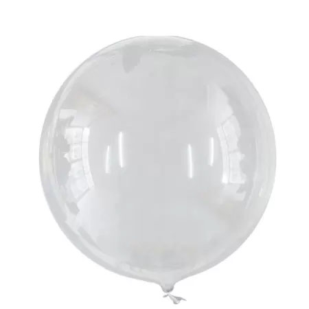 Balao Bubble Transparente Bobo Ball 44cm - Flutua com Gás Hélio - 1 Unidade