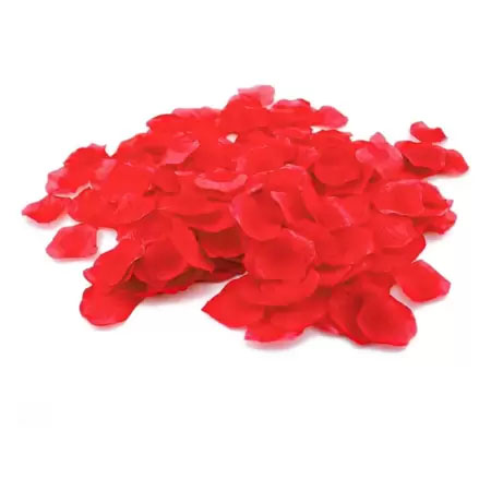 Pétalas Decorativas Artificiais Vermelho - 100 Unidades