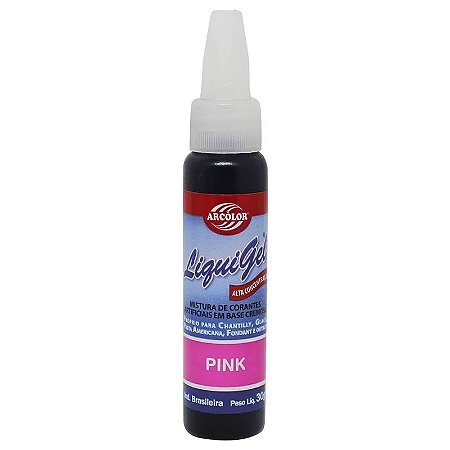 Corante Liquidgel Pink 30g Arcolor