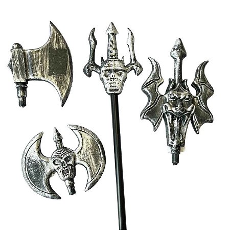 Acessório Medieval de Plástico Assombrado Halloween 60cm - Modelos Sortidos - 1 Unidade