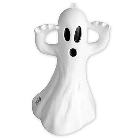 Enfeite Decoração Fantasma Fantasminha Plástico Pendurar Festa Halloween 35cm