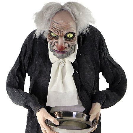 Boneco Halloween Mordomo Alfred 165cm