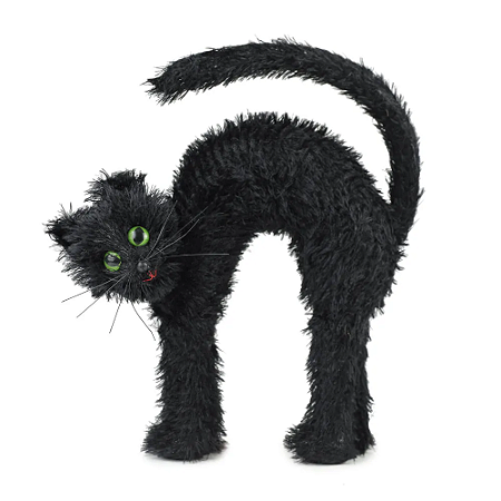 Boneco Gato Preto Halloween