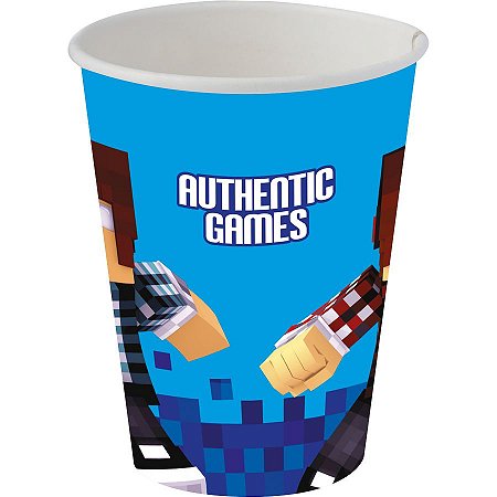 Copo Authentic Games - 8 unidades