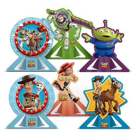 Decoração de Mesa Toy Story - 6 unidades