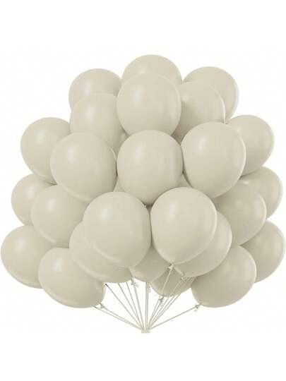 Balão Bexiga Branco - Tamanho 9 Polegadas (23cm) - 50 unidades